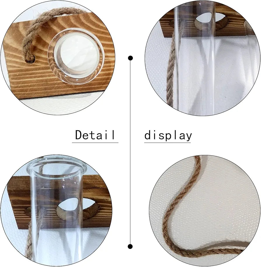 Wall Hanging Propagation Station with Wooden Stand
